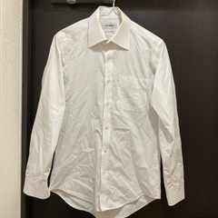 ジーユー GU メンズ 長袖シャツ 白シャツ ワイシャツ カッタ...