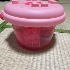 大きめのブロック　バケツ入りの画像