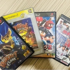 PlayStation2用 ソフト4種　ジャンク？