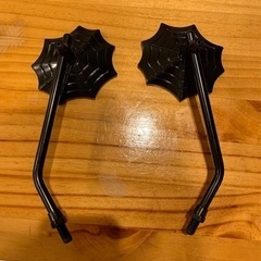 バイク ミラー ２個セット ブラック