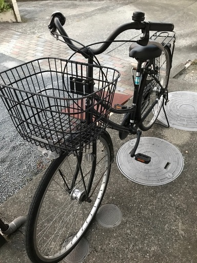 ブリヂストン　黒　27インチ　3段変速