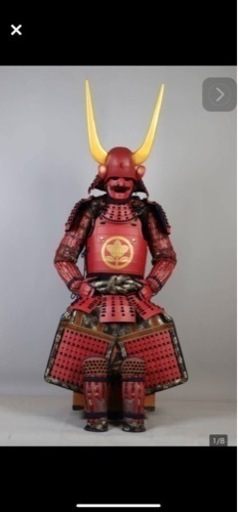 等身大甲冑大鎧　井伊直政氏着用等身鎧彦根橘紋木彫り大沖天協立当世具足