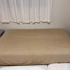 【無印良品】脚付き　ポケットコイル　セミダブルベッド