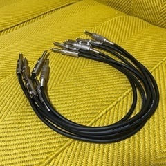 中古シールドコード(約0.5m)6本セット