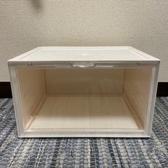 シューズケース　白　6箱セット　縦に積めます。
