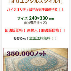 中古６畳カーペット差し上げますの画像