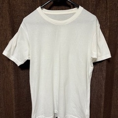 【UNIQLO】Tシャツ_白、L、薄い生地の画像