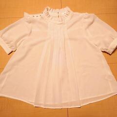 archives　半袖ブラウス(白)