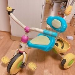 【無料 0円！】 しまじろう手押し三輪車
