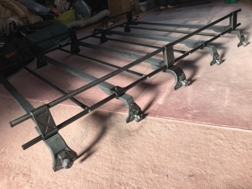 メンテナンス済み　ルーフキャリア 軽自動車　ロールーフ用　対加重50キロ