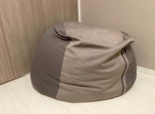 無印良品　ビーズクッション　カバー付き