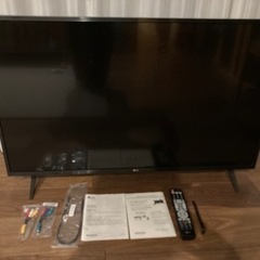 LGテレビ　43型　43UM7300EJA IPS 4Kモデル / BS・CS 4Kチューナー内蔵