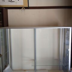 【値下げ】ガラスショーケース（横150×奥行60×高さ150）