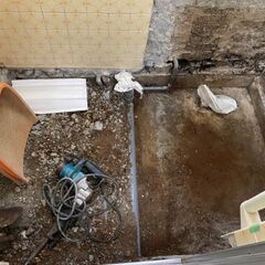 浴室解体補助、トイレ解体補助、配管手元作業等、空いた日時にアルバイトの画像