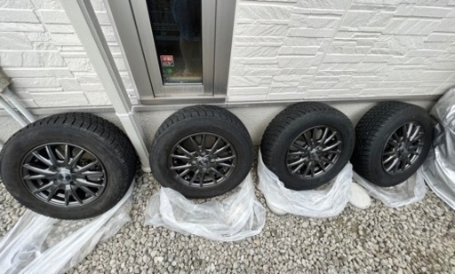 スタッドレスタイヤ ホイール付き 165/70/r13