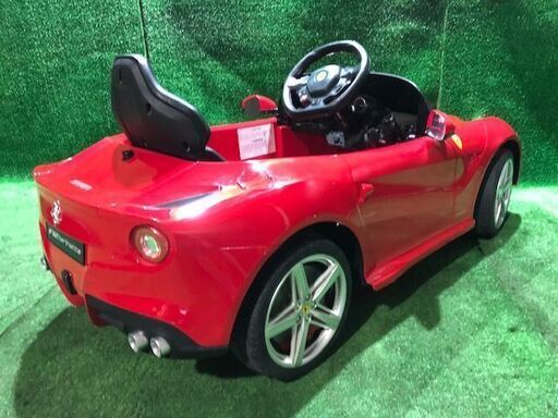 ★愛知発 RASTAR フェラーリ Ferrari F12 berlinetta ベルリネッタ 電動乗用玩具 ラジコンカー レッド 中