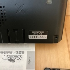 レーダー探知機　コムテック　ZERO 9VS 中古品　GPSの画像