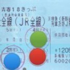 【取引中】青春18きっぷ(1回分)