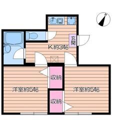 【初期費用ご相談にのります】✨外国籍相談可/敷金礼金なし/2K/...