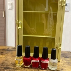 ネイル検定練習用　ネイルポリッシュ&ネイル棚