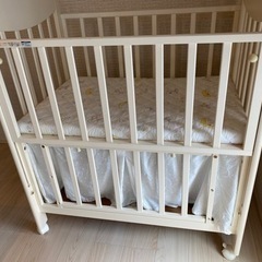 KATOJI ミニベビーベッド　プチバニラ　美品
