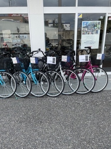 自転車シティサイクル26インチ(ほぼ新車)