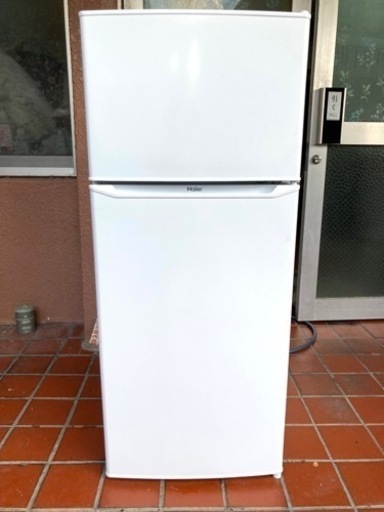 2021年製　ハイアール 【右開き】130L 2ドアノンフロン冷蔵庫 ホワイト JRN130BW 1303