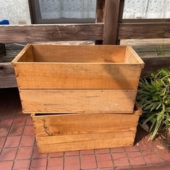 りんご箱　2個