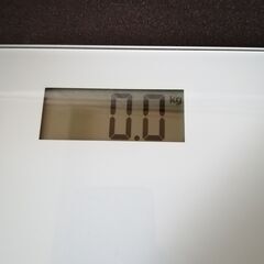 【終了】OHM デジタル体重計　中古の画像