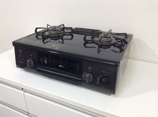 (9/2受渡済)YJT5127【Paloma/パロマ ガスコンロ 都市ガス】極美品 2020年製 IC-S37-R 家電 キッチン レンジ ガステーブル 右側強火 ホーロー