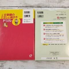 小学5年生   算数問題集 2冊まとめての画像