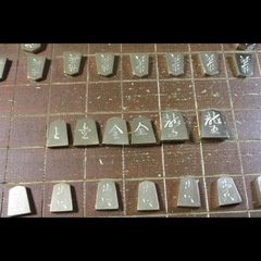 金属製将棋駒　BS-2 ポリッシュ加工（鏡面） 真鍮製（黄銅製）41駒の画像