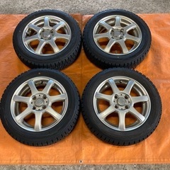🌈155/65R14 8分山スタッドレス&アルミ 4本
