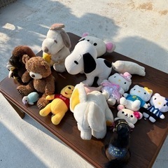 キティーちゃん　プーさん　リラックマなどぬいぐるみ