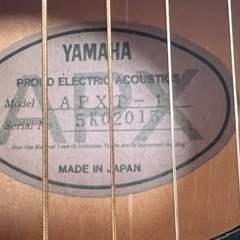 YAMAHA APXT-1トラベルギターの画像