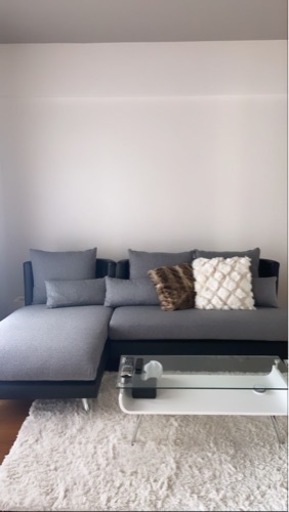 カウチソファ　3人掛けソファ　現金引き換え