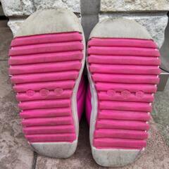 bibi BiBi スリッポン スニーカー 靴 キッズ ピンク 14センチ 15センチ プティマインの画像