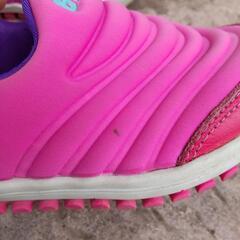 bibi BiBi スリッポン スニーカー 靴 キッズ ピンク 14センチ 15センチ プティマインの画像