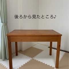 【無垢の木♪】【デスクand椅子セット♪】【お引取り限定】の画像