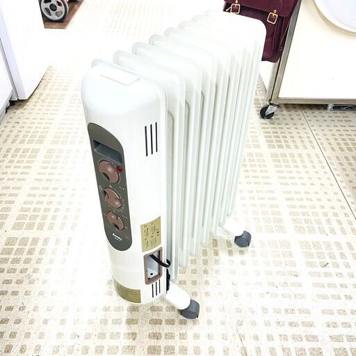 12/20【ジモティ特別価格】アサヒ/Asahi オイルヒーター ES-321H ホワイト 暖房