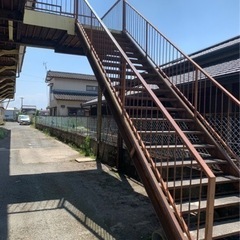 階段、手摺の塗装について