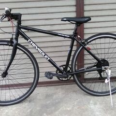 クロスバイク CHEVROLET 6段変速 700 アルミ ブラック 配送無料