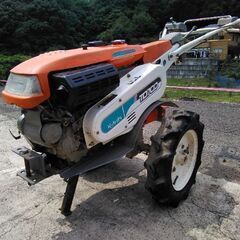 クボタ　セル付きディーゼル耕運機　TD700　実働！！　鉄車輪,オモリ付属！！  イモ掘りなどに！！の画像