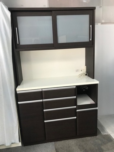 ニトリ　キッチンボード　食器棚　人気の幅120㎝　程度良好