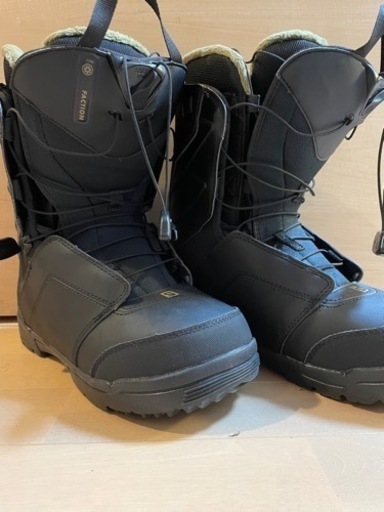 サロモン スノーボードブーツ ファクション ボア付き 26cm ブラック