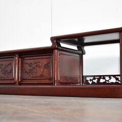【ヤ取終了11/12】≪zy645≫美品 唐木家具 高級 花梨 ...