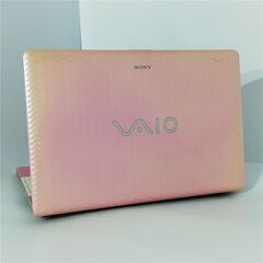 保証付 新品SSD Wi-Fi有 ピンク ノートパソコン SONY VPCEH39FJ 中古