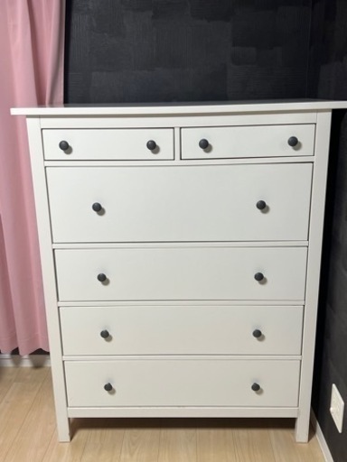 エレベーターあり　IKEA  HEMNES ヘムネス　引き出し　チェスト