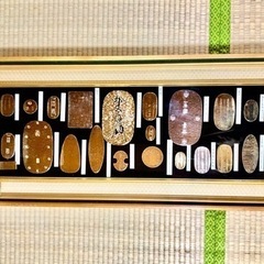 大判 小判 古銭 24KGP 金メッキ 骨董品 美術工芸品 額縁...