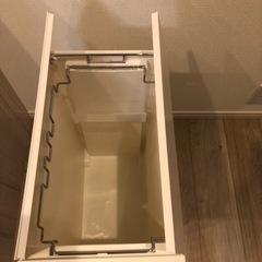 【未使用】ケユカ　観音開きダストボックス　45Lホワイトの画像